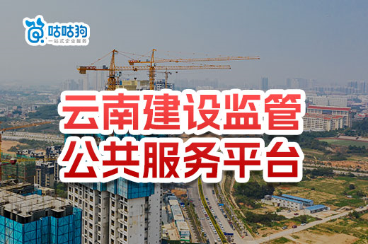 云南建设监管公共服务平台1月16日上线试运行